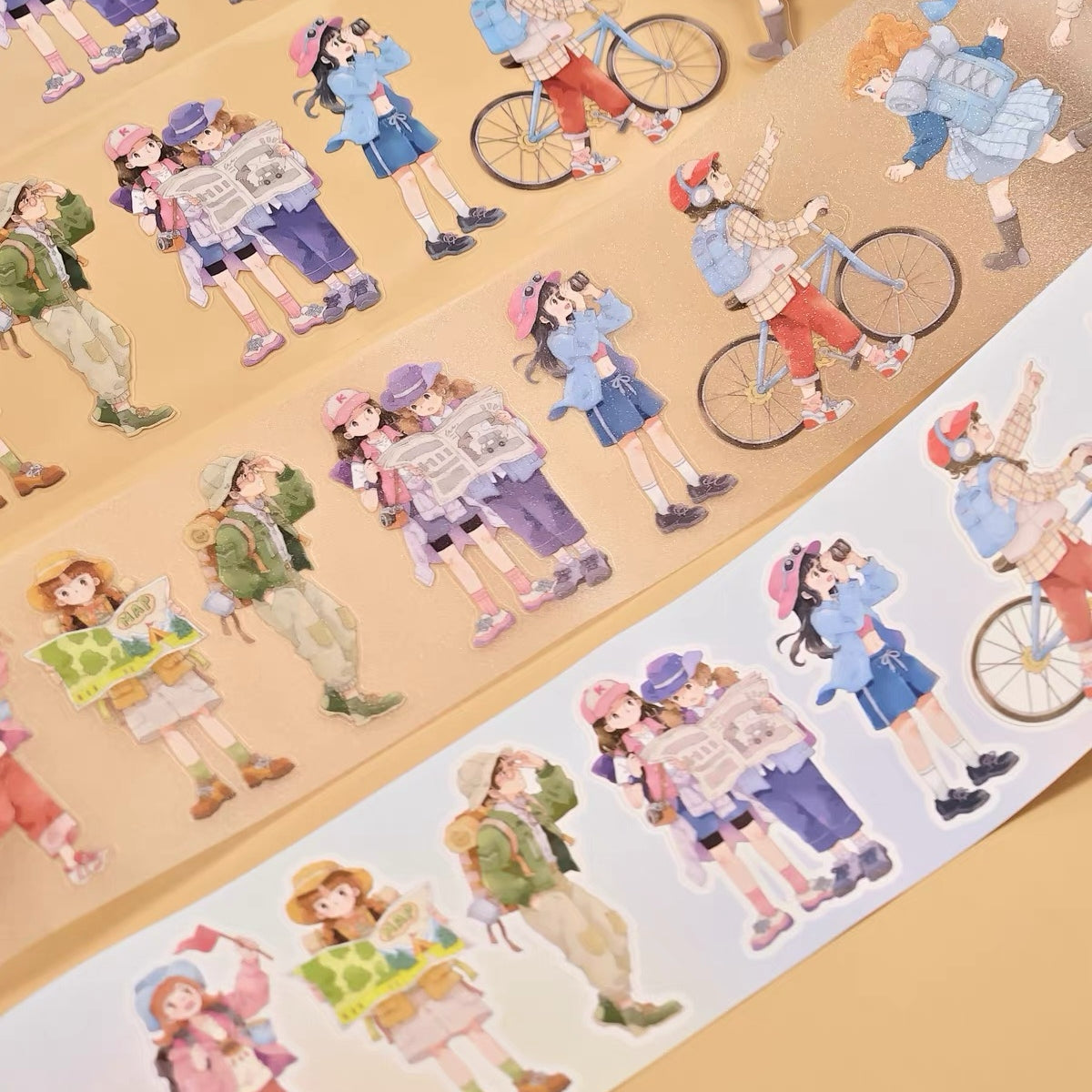 Seasonal Adventure Die-Cut Character PET Tape