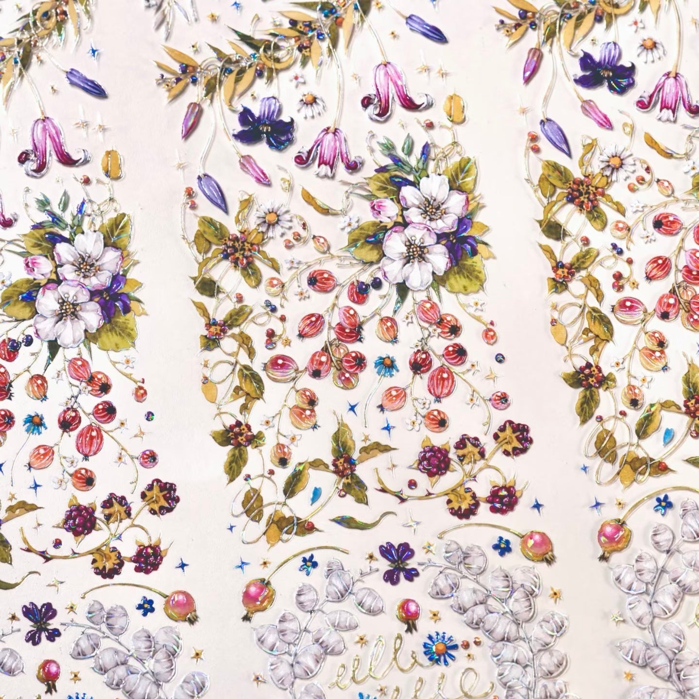 Wild Berries decorative tape for journaling and paper crafts