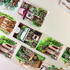 Afternoon Time PET Tape Afternoon Light PET Tape – Vintage Garden Café Scene for Journaling