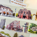 Holiday Record PET Tape Holiday Record PET Tape – Historic City Landmarks for Travel Journals