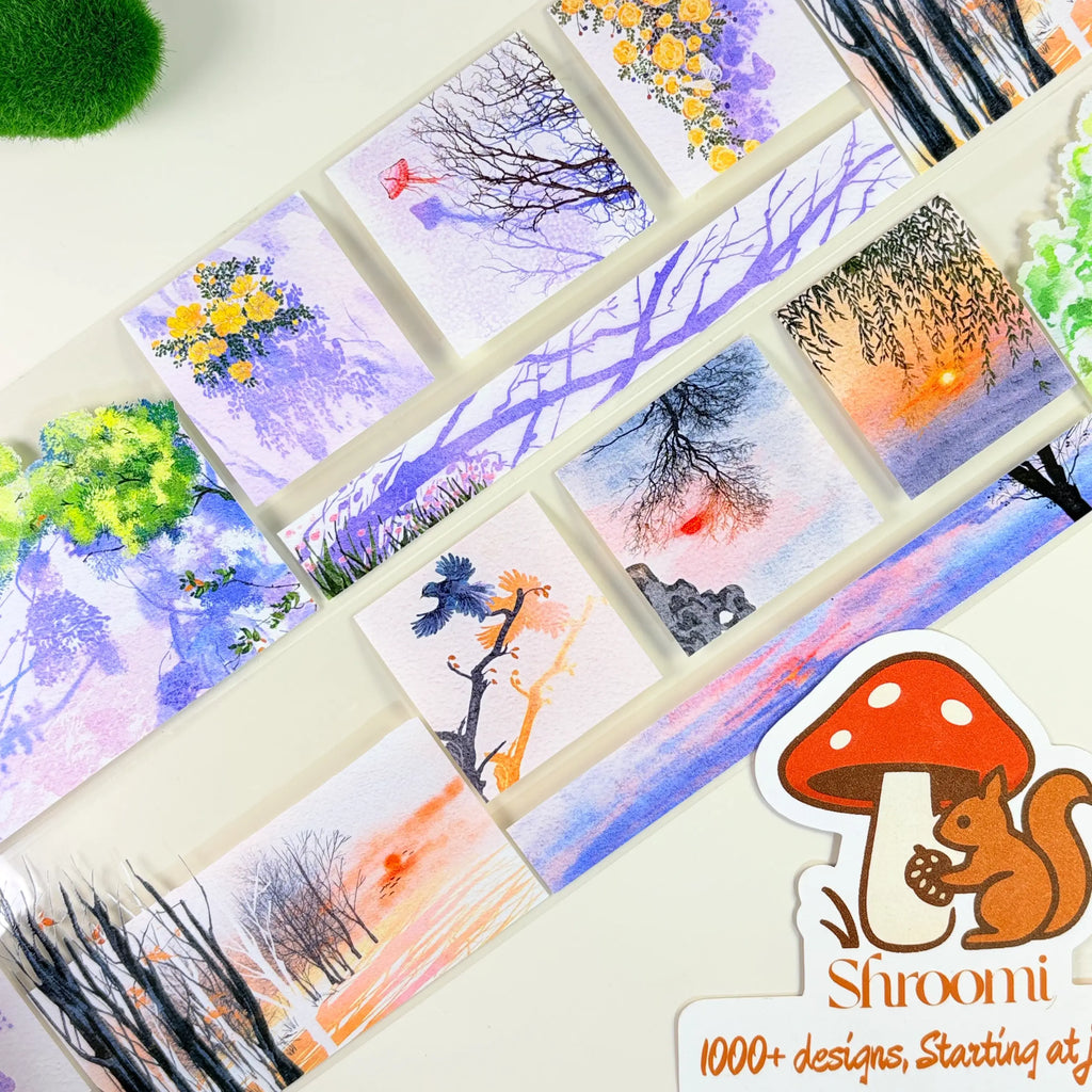 Ethereal Summer Forest PET Tape Sunlit Forest Reverie PET Tape | Shroomi