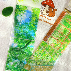 Dappled Window Canopy PET Tape Verdant Canopy Windowscapes: Dappled Light PET Tape | Shroomi