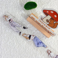 Die-cut Cool Girl Character PET Tape Cool Girl Urban Chic Anime Fashion Washi/PET Deco Tape | Shroomi