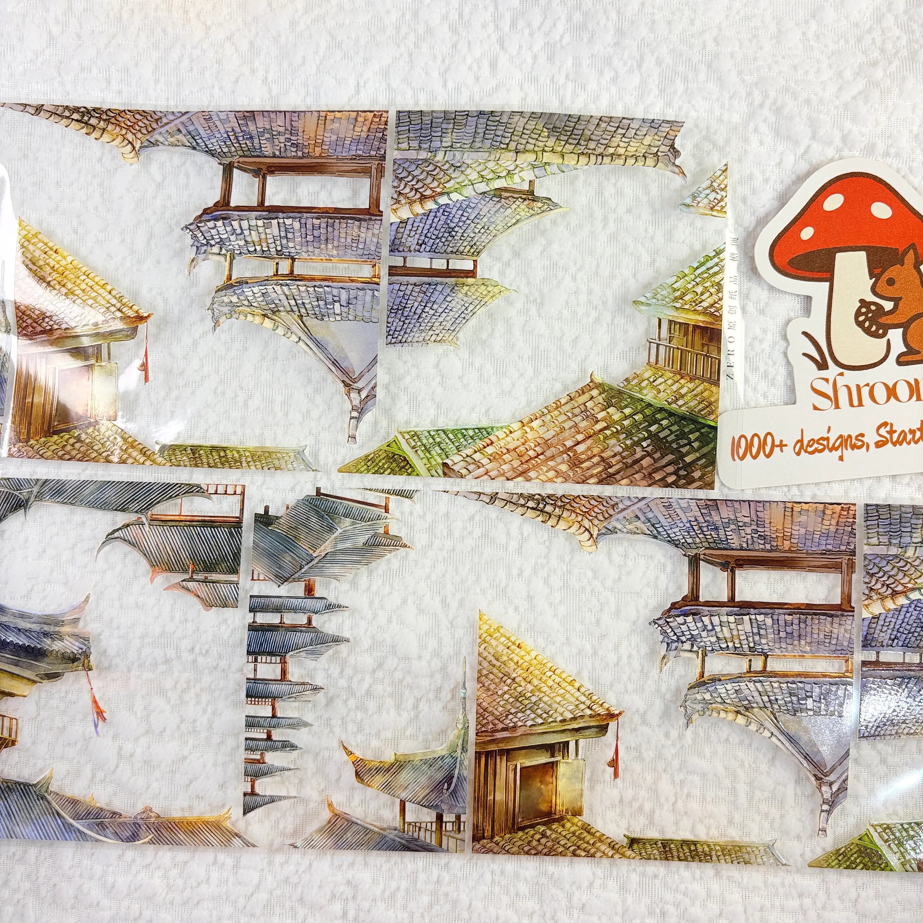中国建築屋根PET装飾テープ