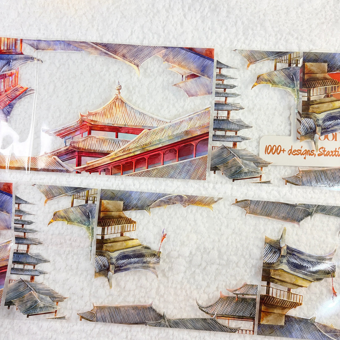 Chinese Architecture Roof PET Decorative Tape