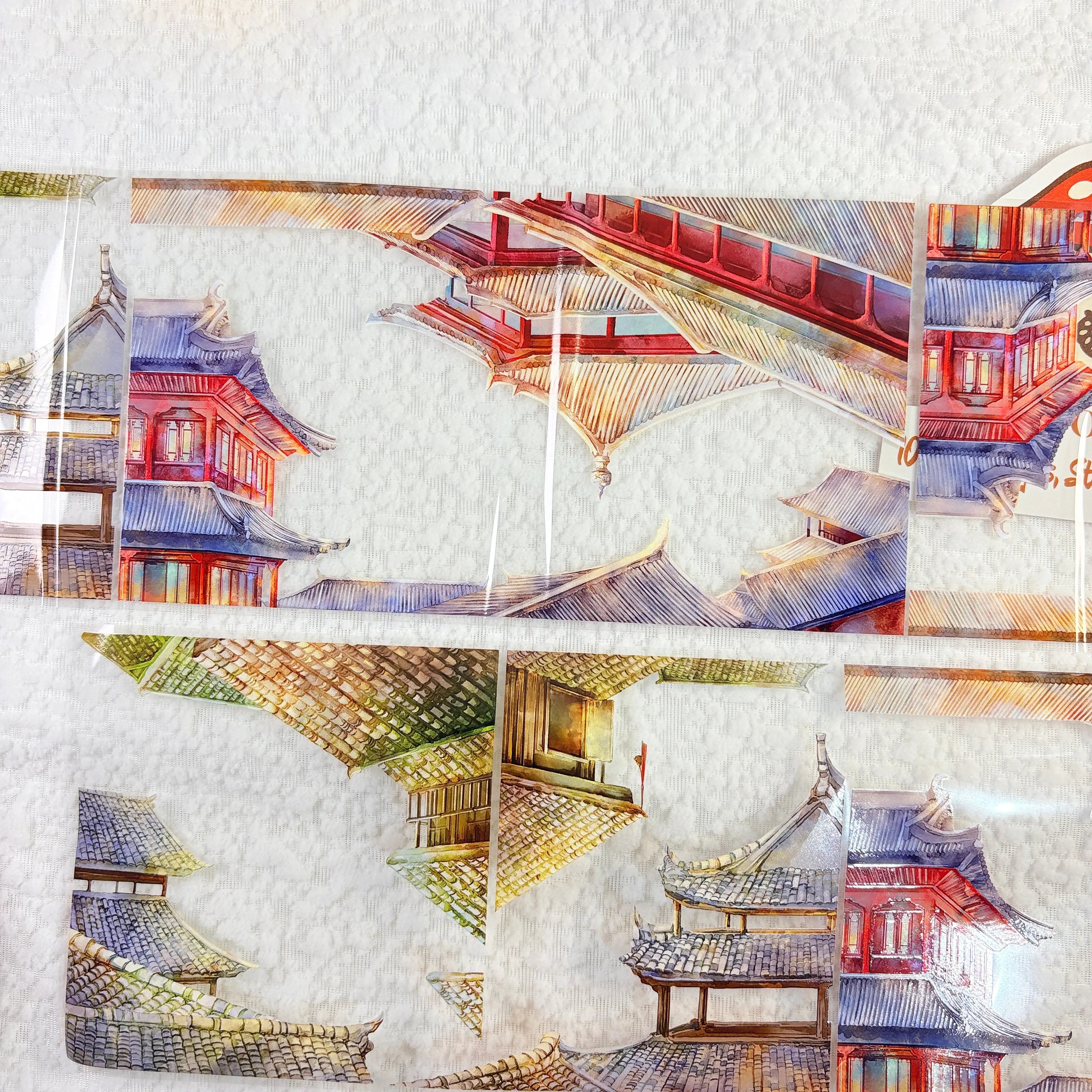 中国建築屋根PET装飾テープ