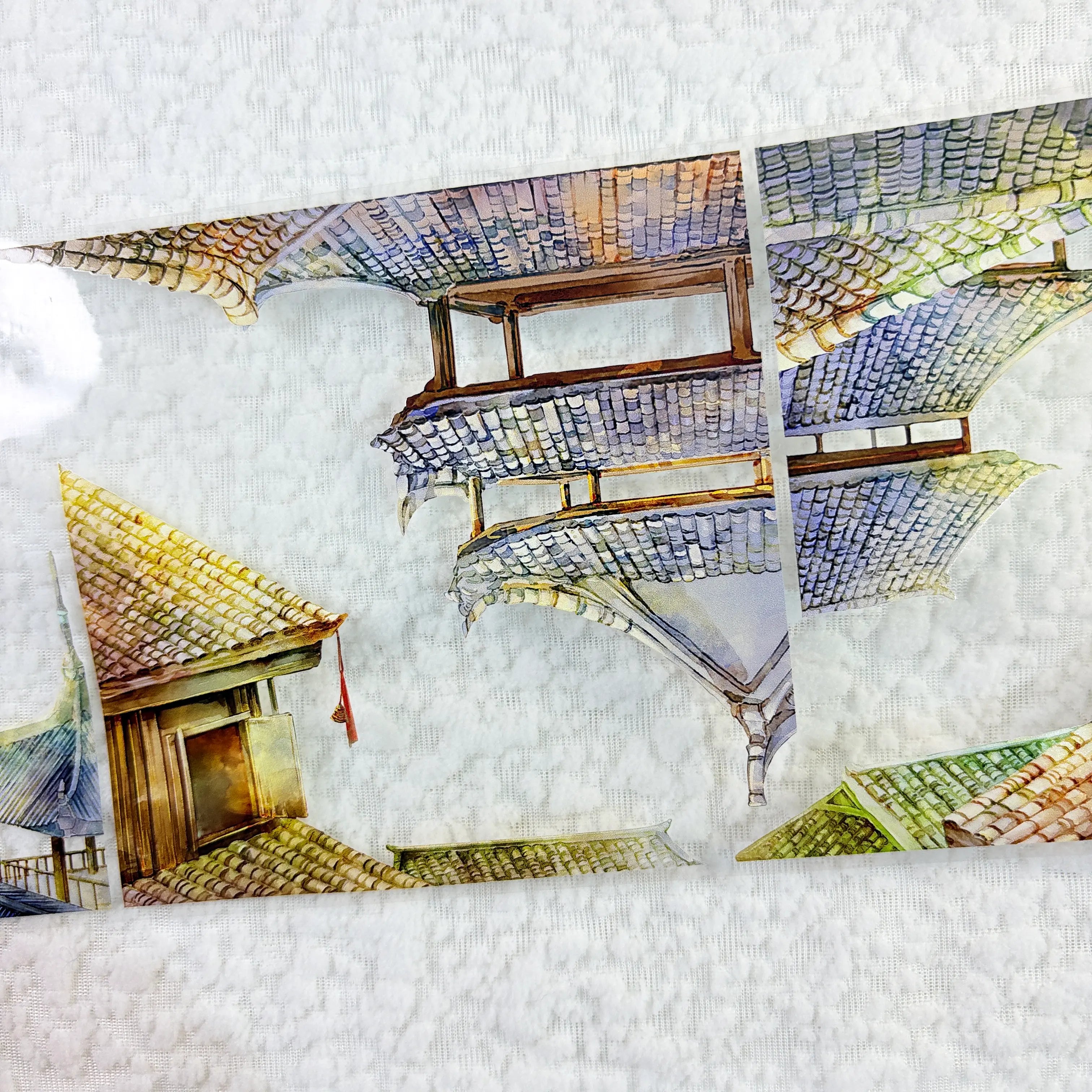 中国建築屋根PET装飾テープ
