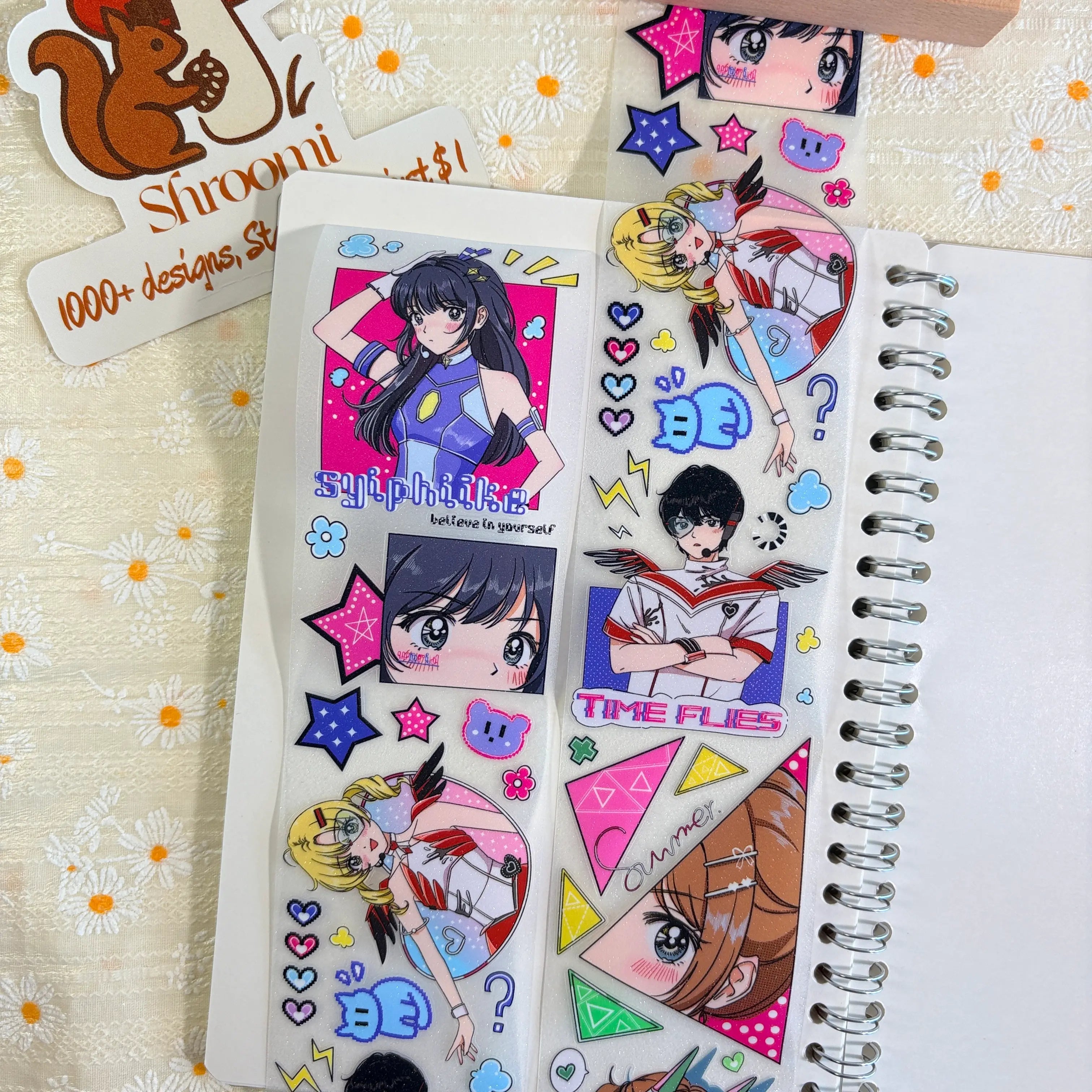 Colorful Idol Anime Girls PET Tape
