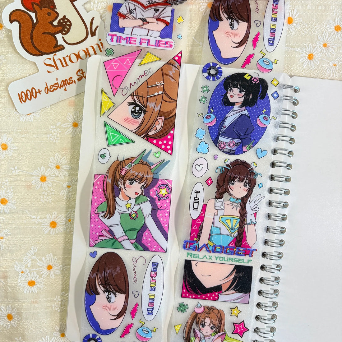 Colorful Idol Anime Girls PET Tape