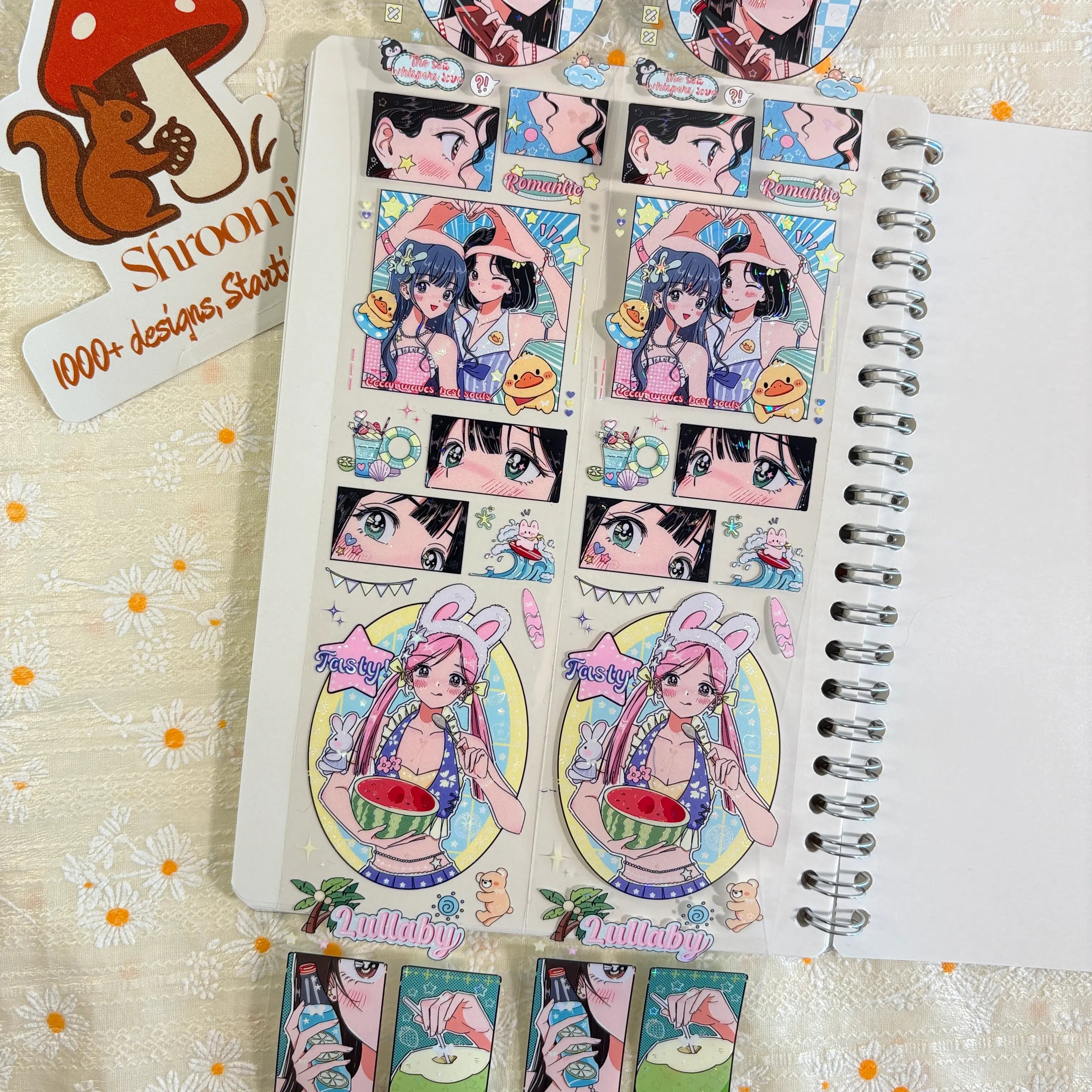 Anime Summer Beach Girls PET Tape