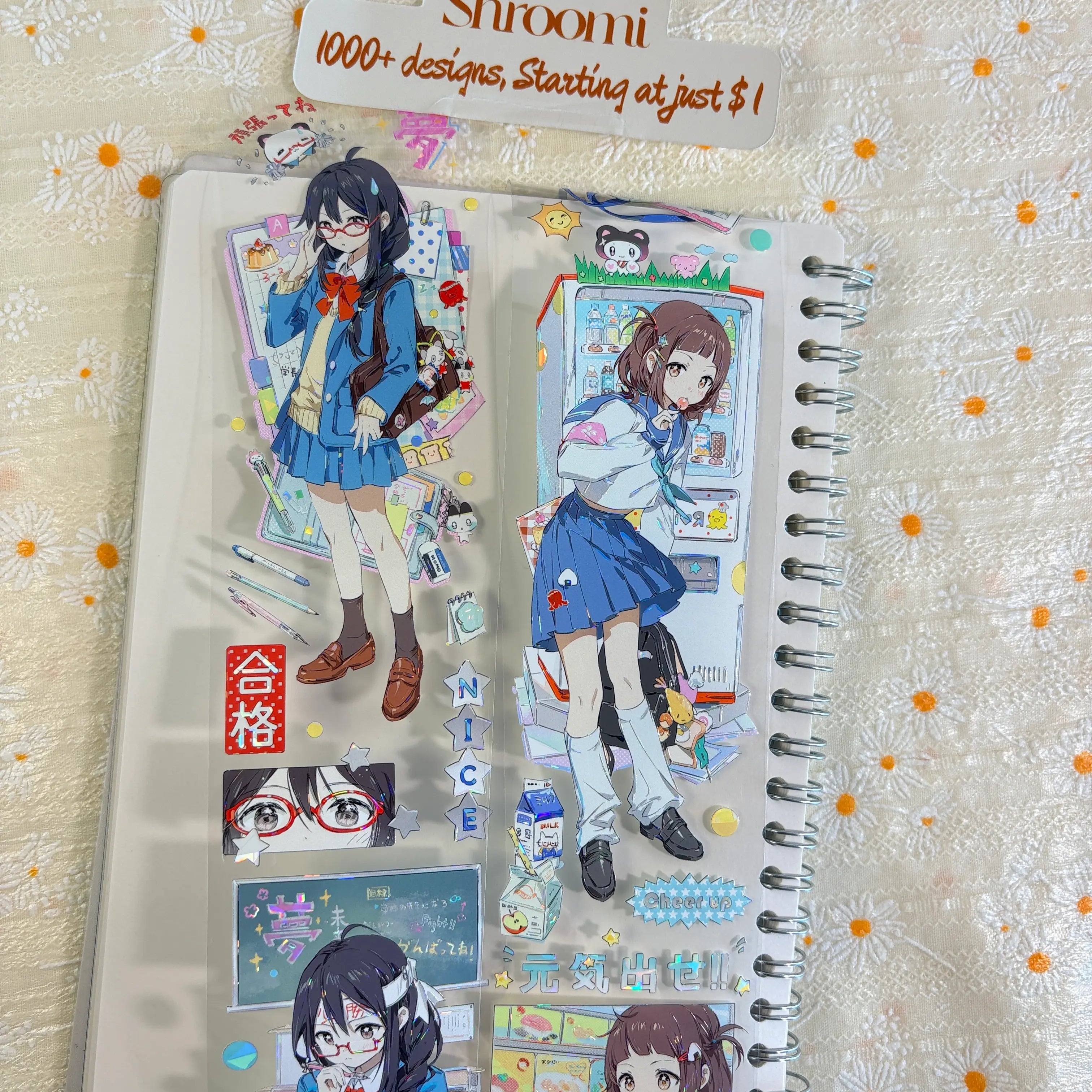 Kawaii Anime School Life PET Tape