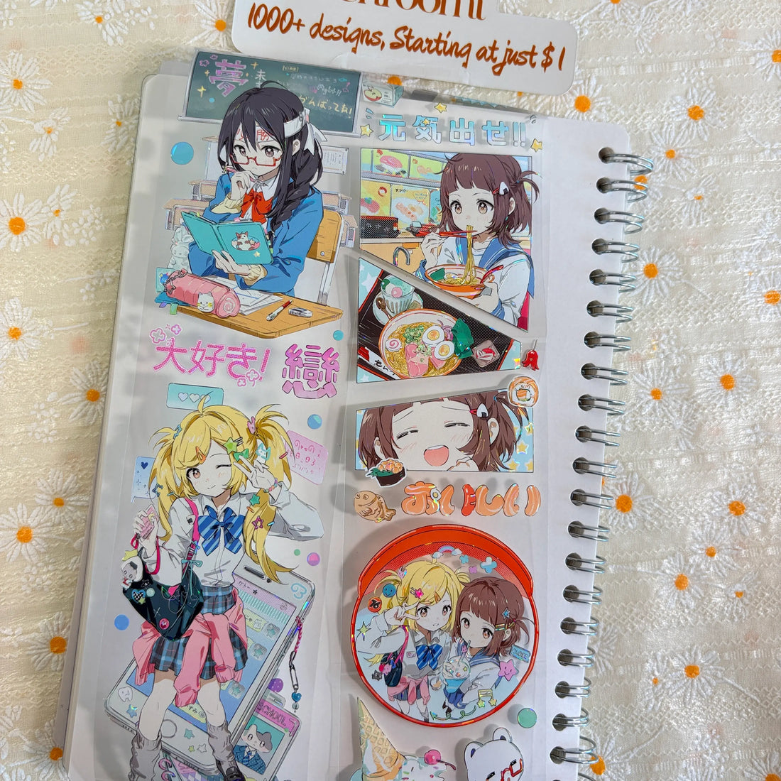 Kawaii Anime School Life PET Tape