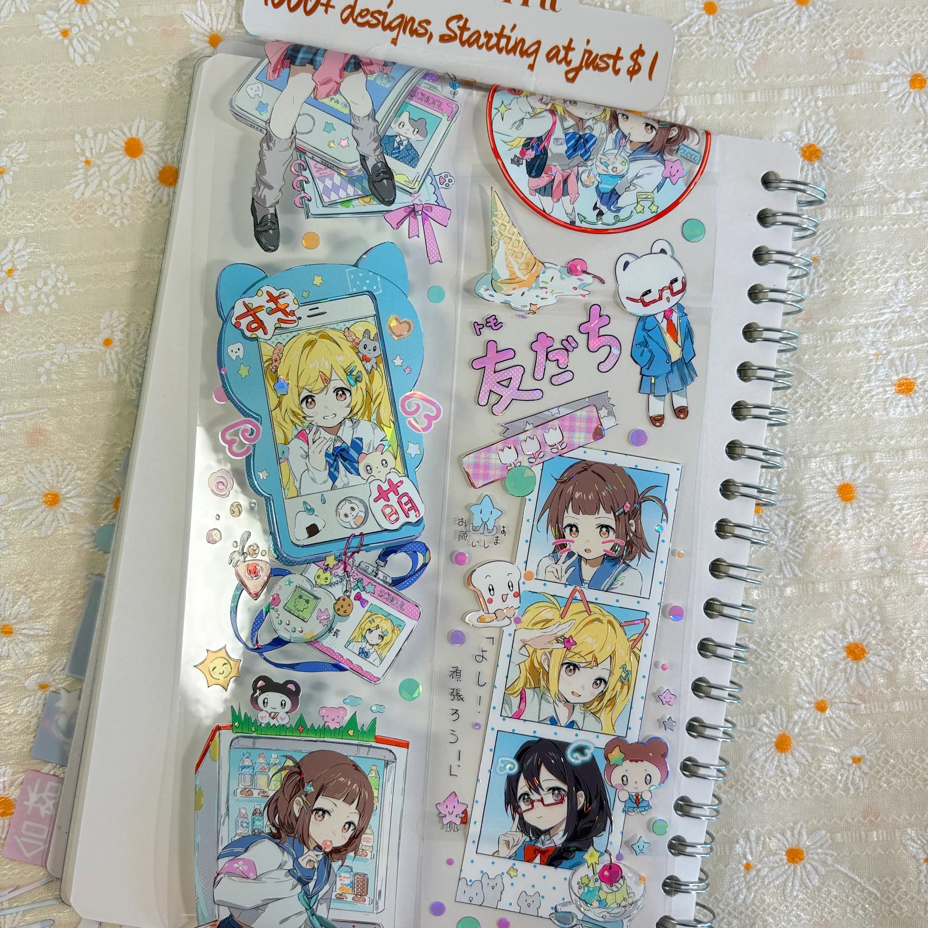 Kawaii Anime School Life PET Tape
