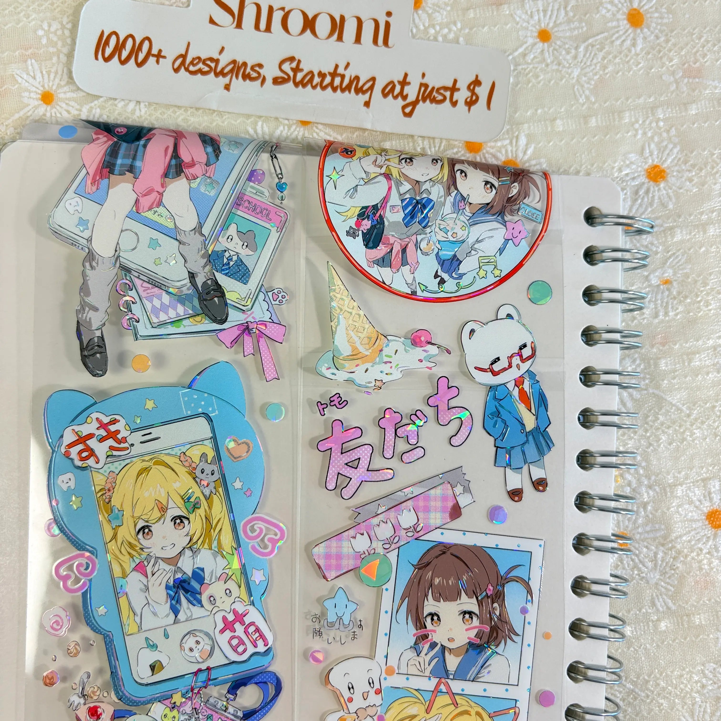 Kawaii Anime School Life PET Tape