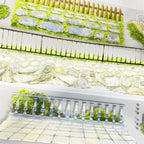 Illustration Detail Garden Fence and Pavement PET Tape 1