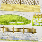 Illustration Detail Garden Fence and Pavement PET Tape 2
