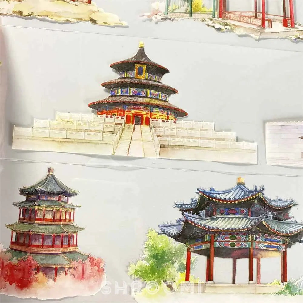 Imperial Architecture PET Tape Imperial Architecture PET Tape | Chinese Palace & Temple Scenery
