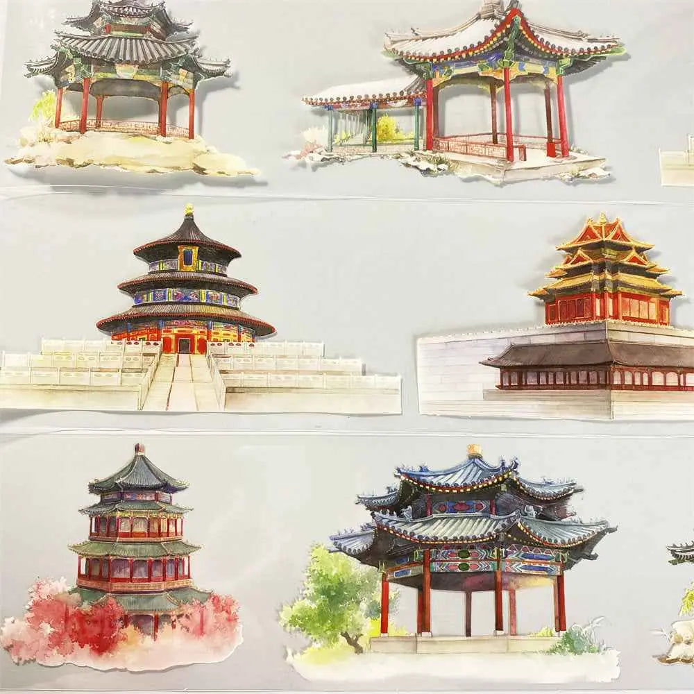 Imperial Architecture PET Tape Imperial Architecture PET Tape | Chinese Palace & Temple Scenery