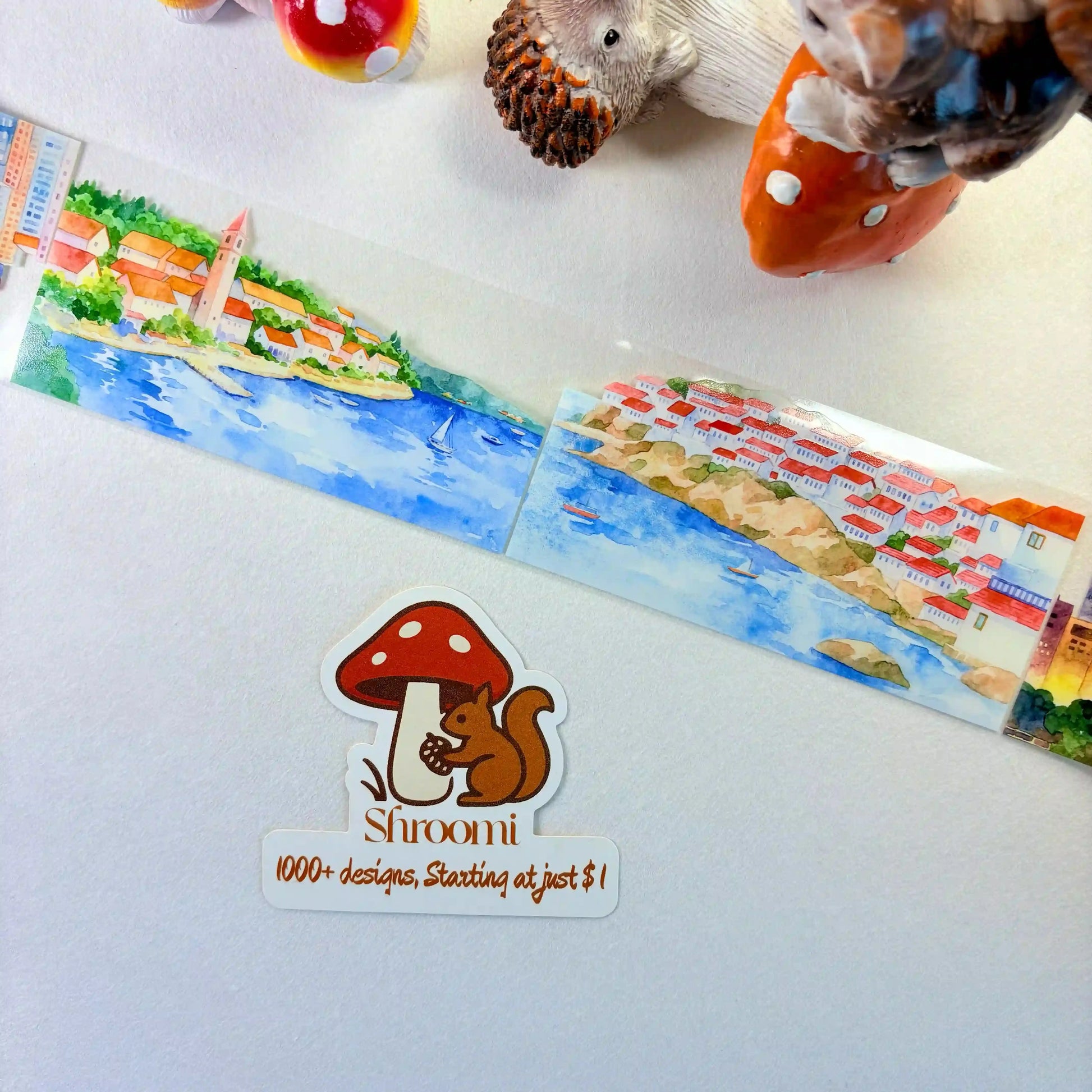 Island City PET Tape Island City PET Tape | Urban & Coastal Cityscape Scenery
