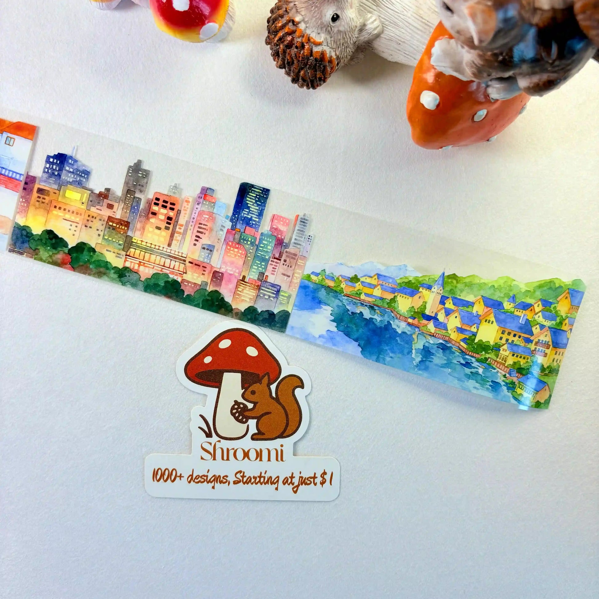 Island City PET Tape Island City PET Tape | Urban & Coastal Cityscape Scenery