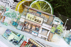 Japanese Street PET Tape - 2 Styles Japanese Street PET Tape – Retro Town & Daily Life Scenery | Shroomi