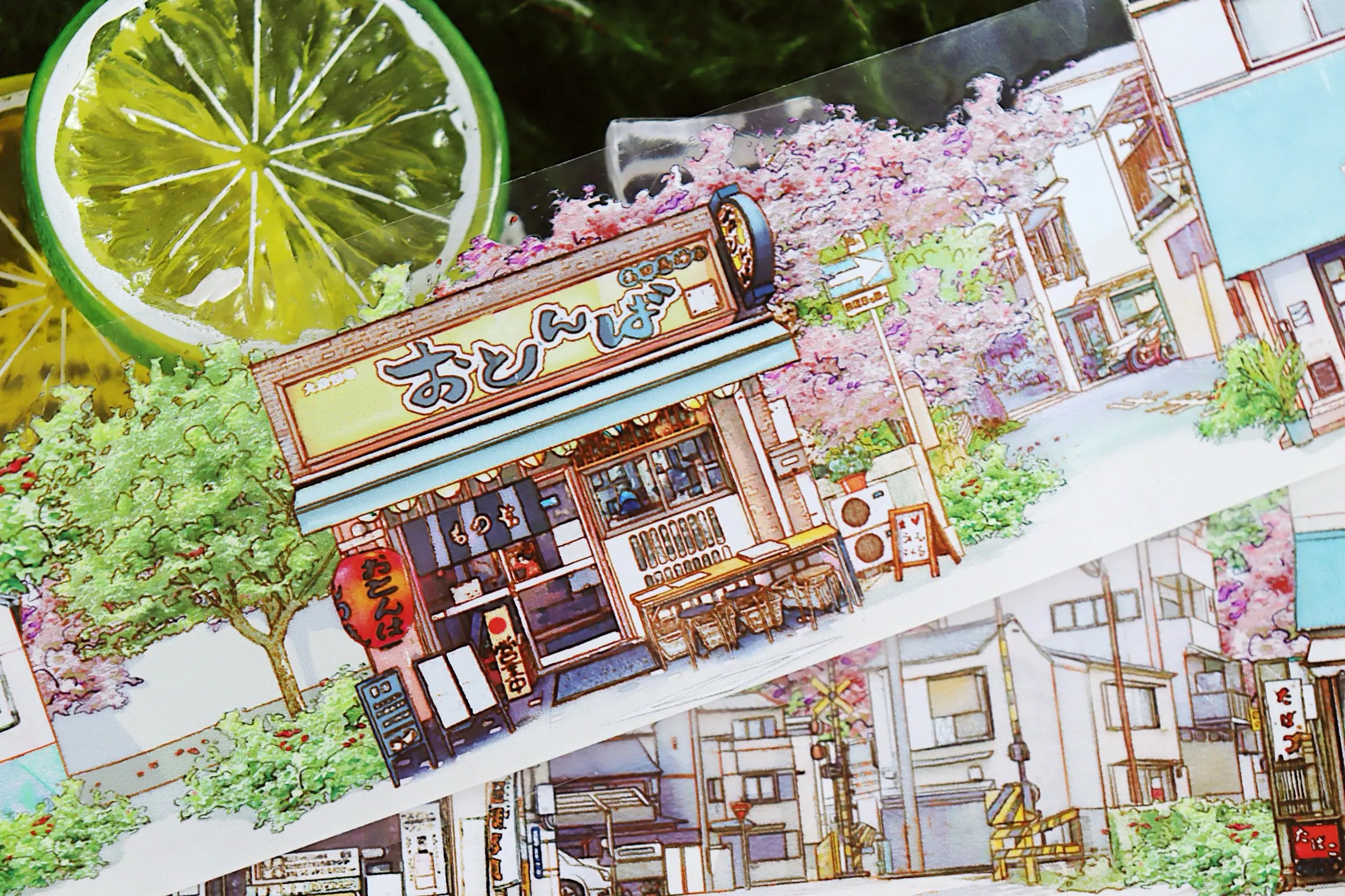 Japanese Street PET Tape - 2 Styles Japanese Street PET Tape – Retro Town & Daily Life Scenery | Shroomi