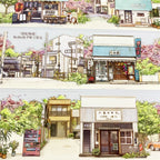 Japanese Street PET Tape - 2 Styles Japanese Street PET Tape – Retro Town & Daily Life Scenery | Shroomi