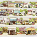 Japanese Street PET Tape - 2 Styles Japanese Street PET Tape – Retro Town & Daily Life Scenery | Shroomi