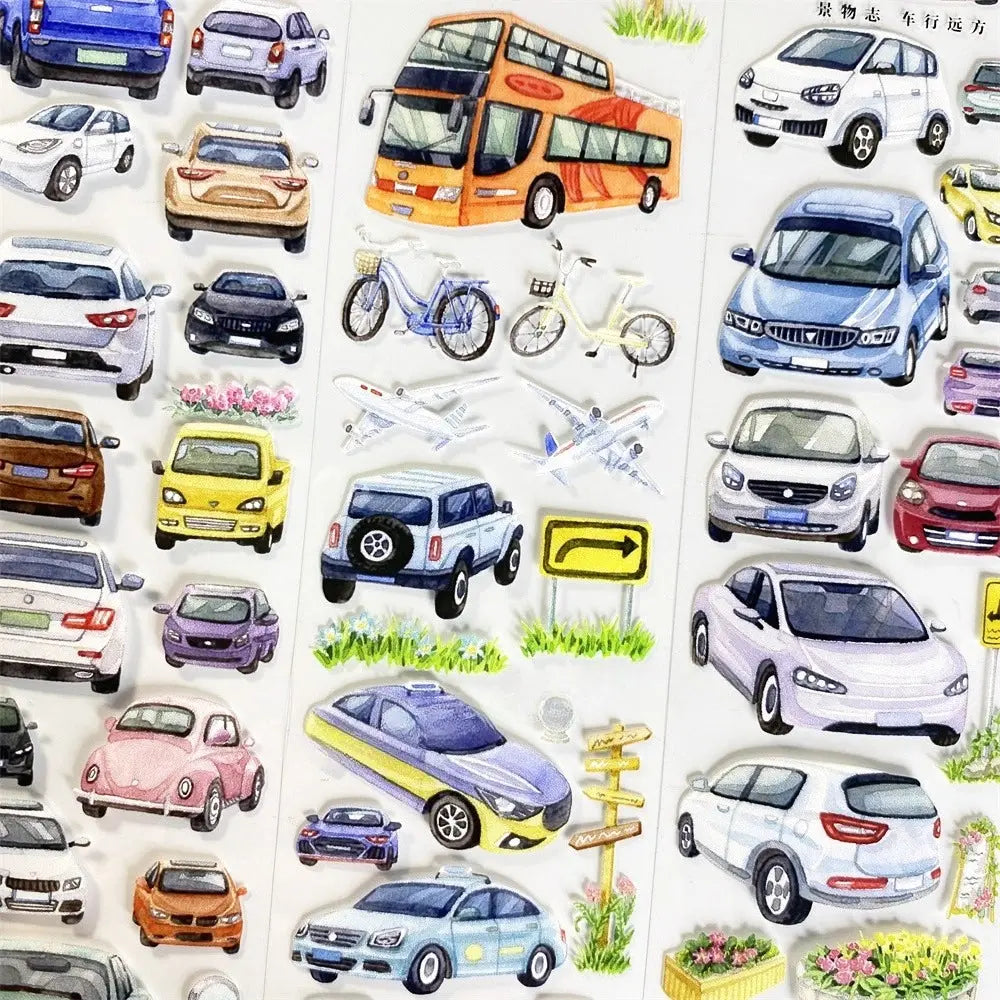 Journey of Cars PET Tape JINGWUZHI
