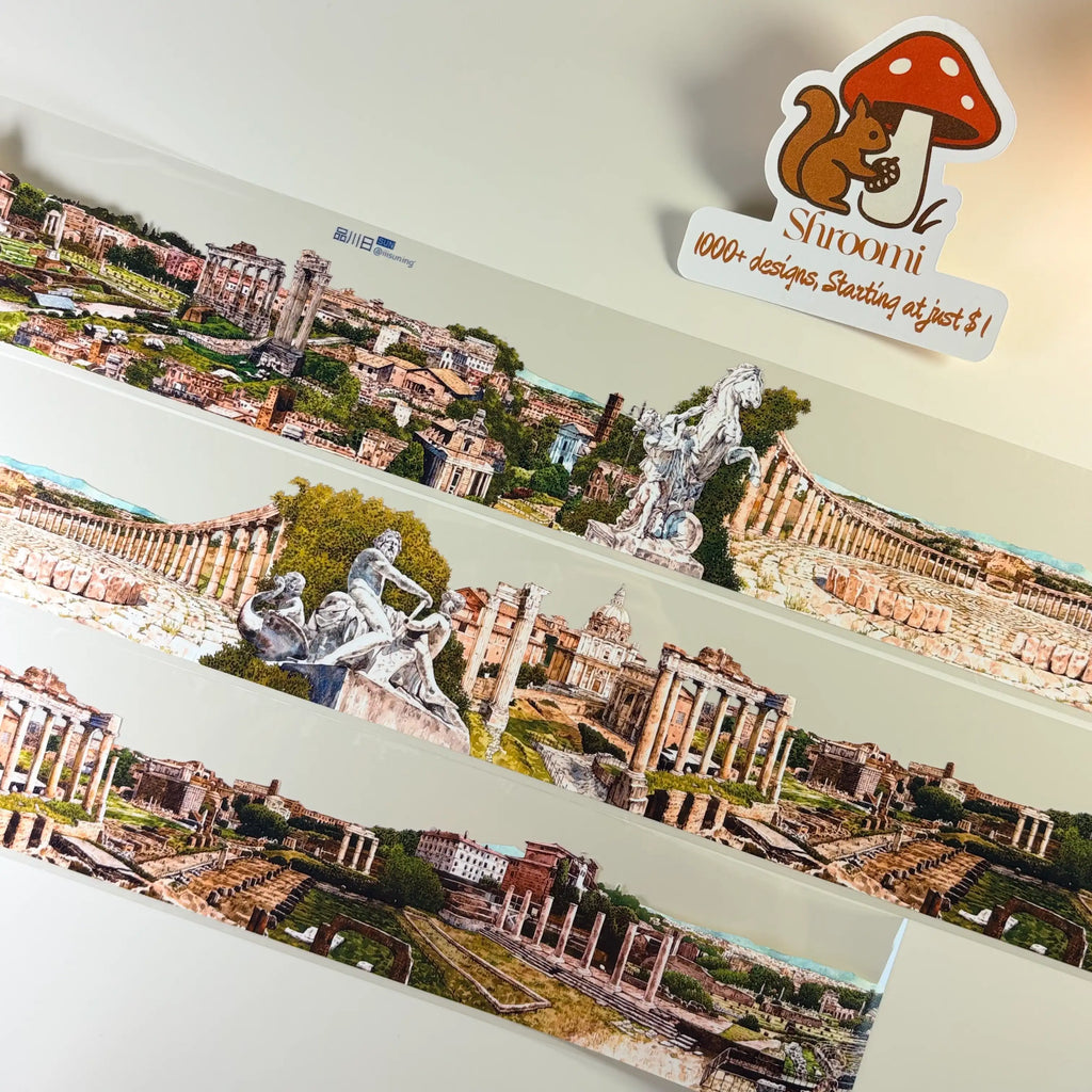 Journey to Rome PET Tape Journey to Rome PET Tape – Ancient Ruins & Italian Architecture