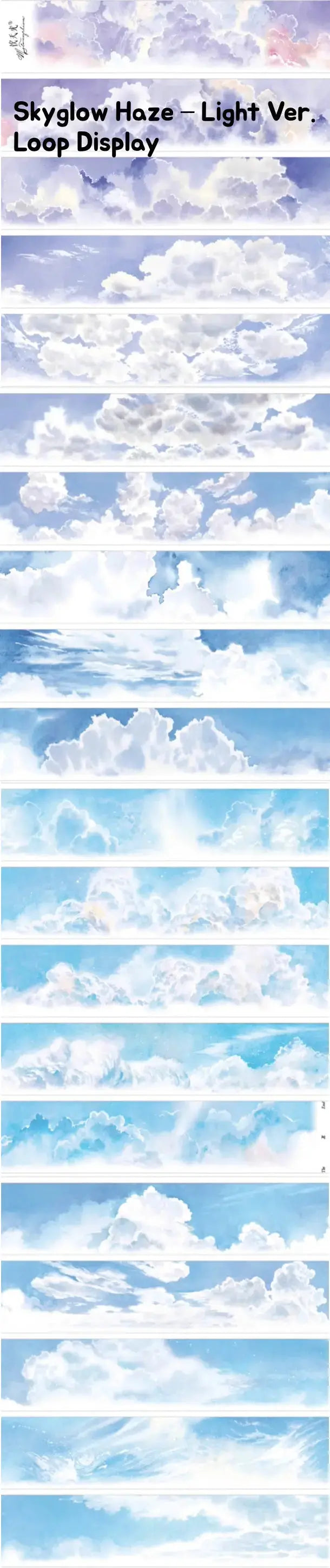 Light Over Sky ｜Premium Sky Tape Light Over Sky Zhiyu Studio landscaping tape Premium