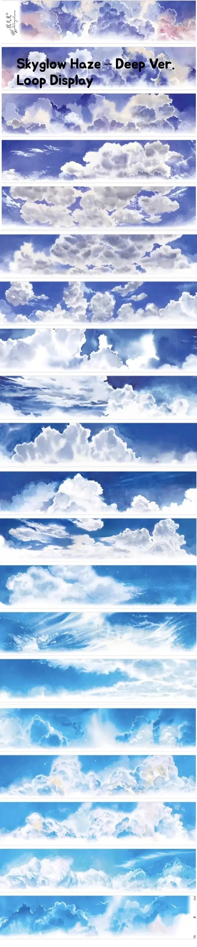 Light Over Sky ｜Premium Sky Tape Light Over Sky Zhiyu Studio landscaping tape Premium