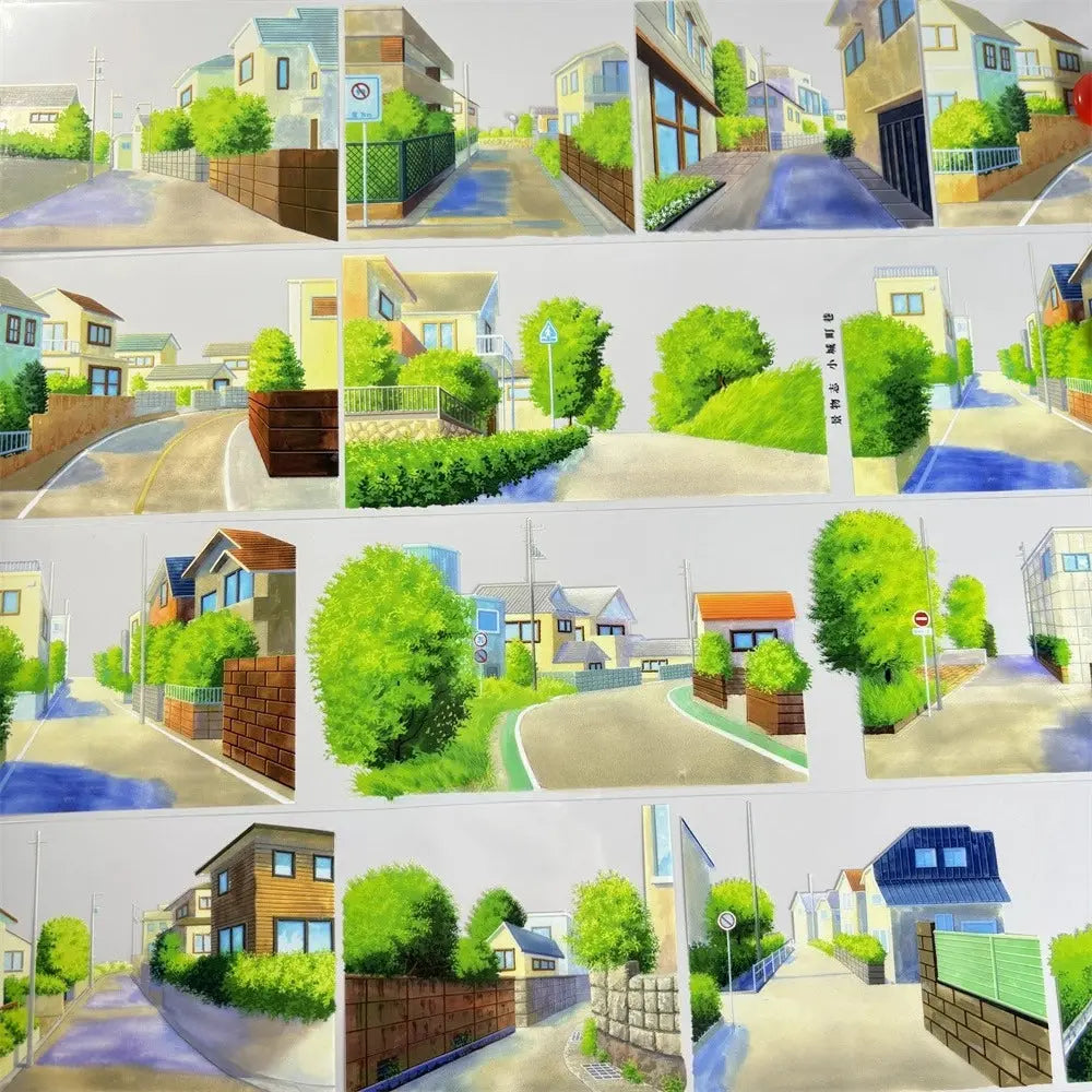 Little Town Streets PET Tape JINGWUZHI