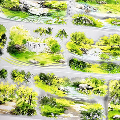 Lush Meadow Stream PET Tape Lush Meadow Stream PET Tape | Nature Scenery for Journaling