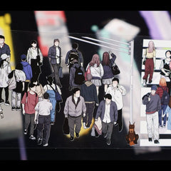 Bustling Cityscape Washi Tape - Urban Life Decorative Journaling Tape