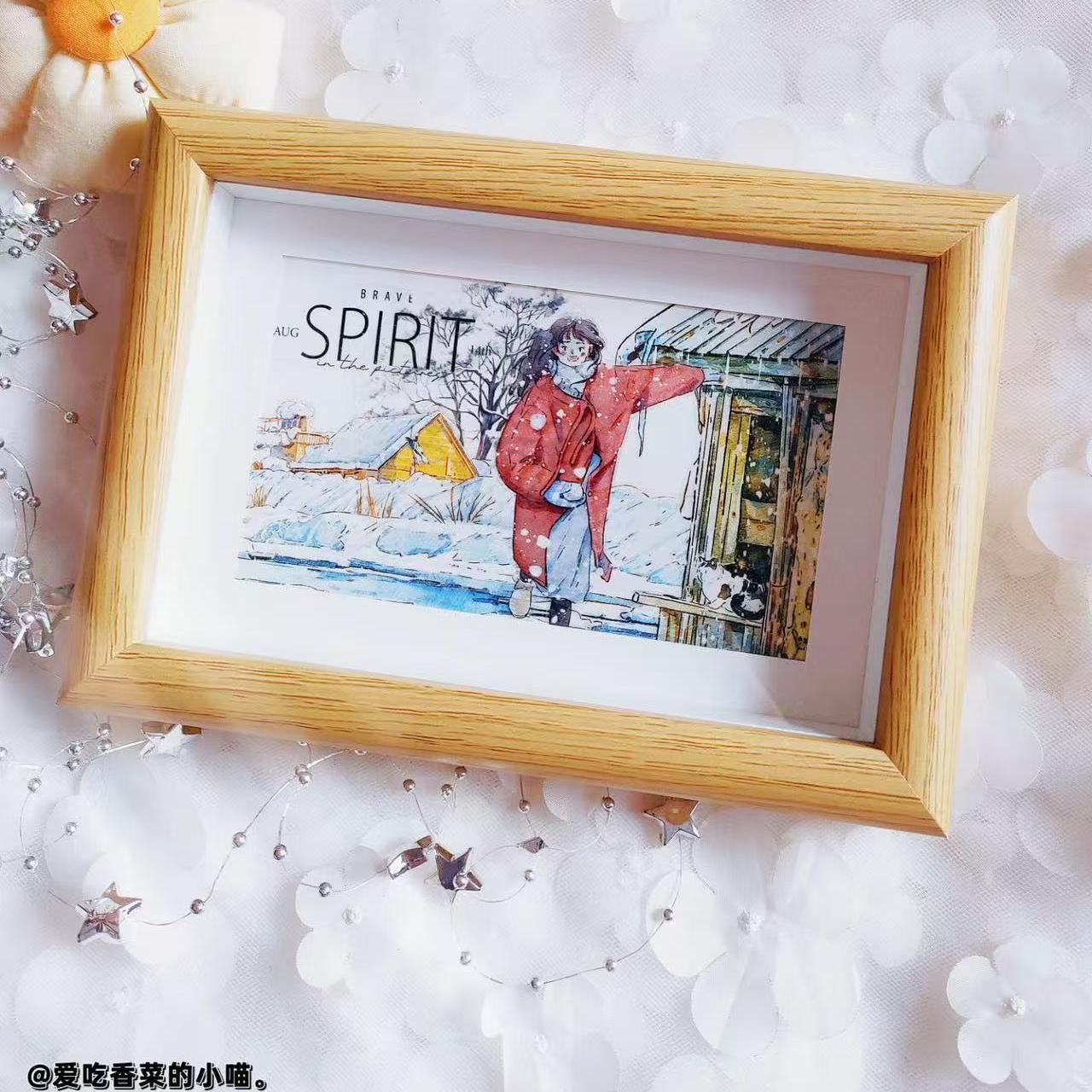 Die-cut Snowfall Whispers Character PET Tape Snowfall Serenity Watercolor Die-cut Matte PET Tape | Shroomi