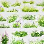 Meadow Grass PET Tape - Shroomi