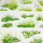 Meadow Grass PET Tape - Shroomi