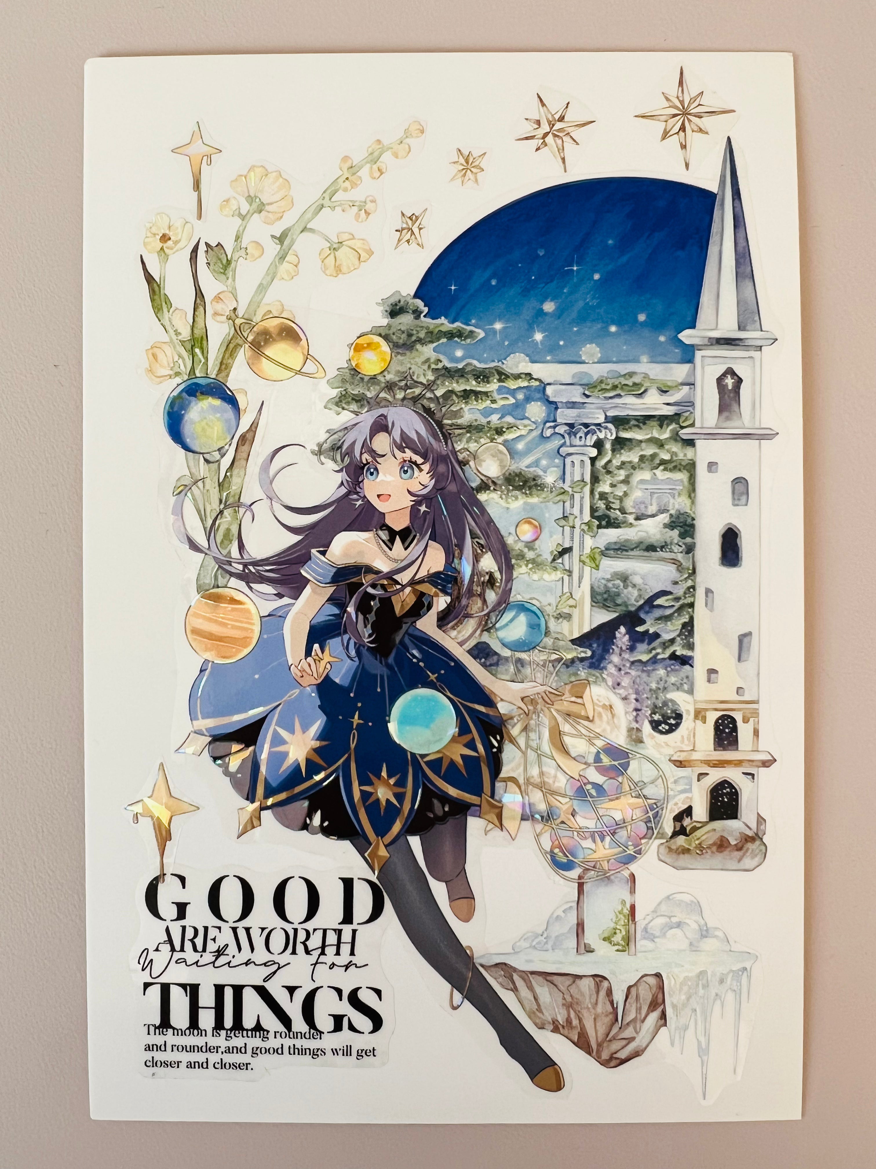 Midnight Forest Fairytale PET Tape Midnight Forest Fairytale PET Tape for Journaling