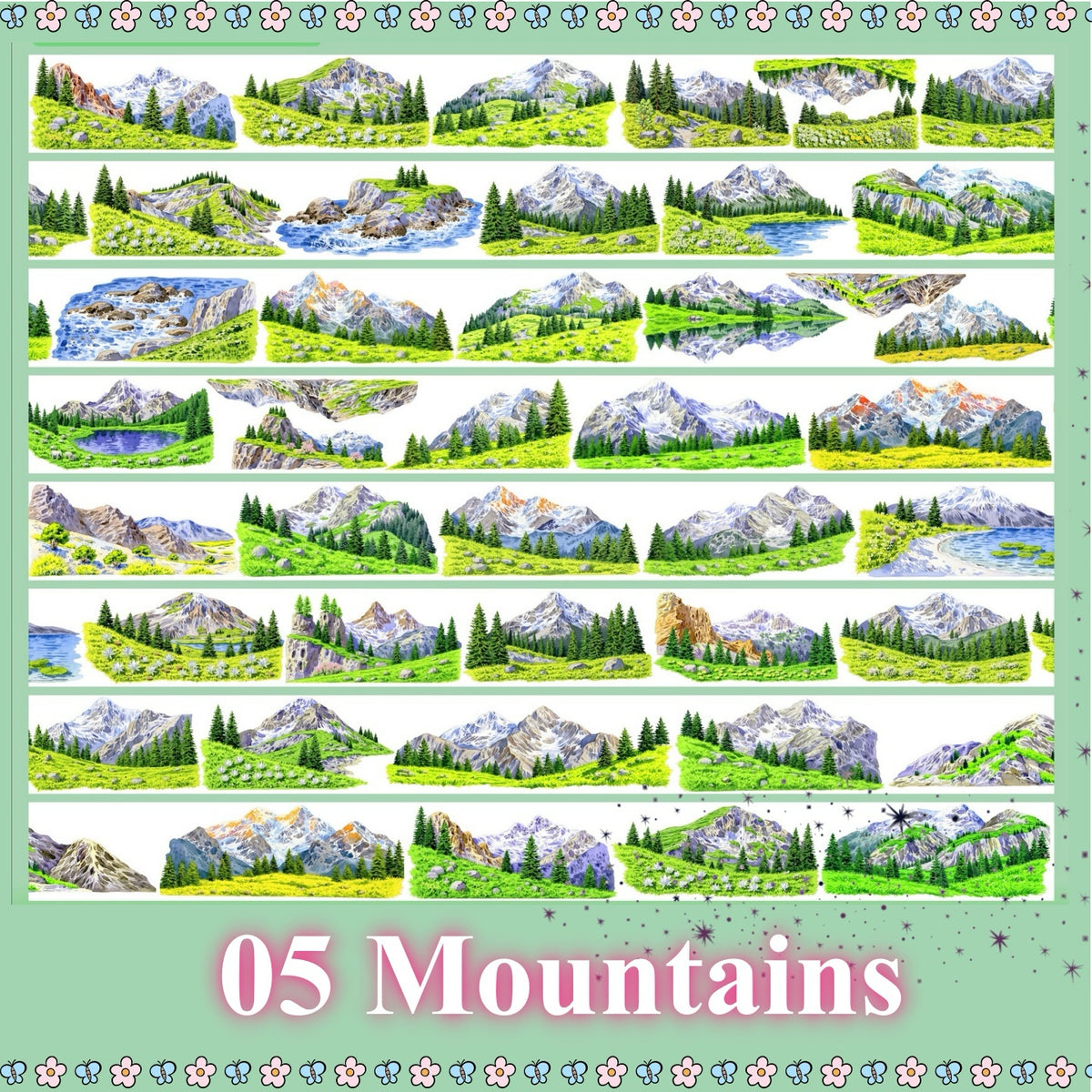 [Series] Mountain & River Background Tape