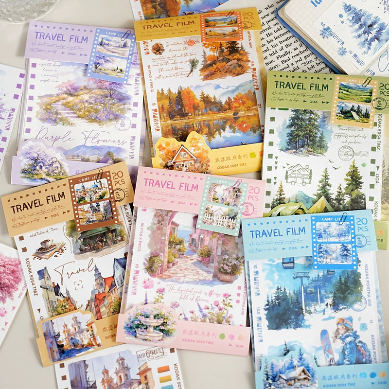 Travel Landscape Scenery | Waterproof Journal Collage Pack