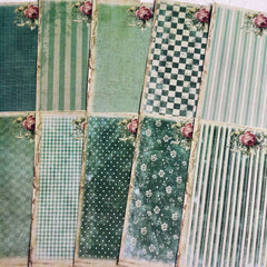 Vintage Pastoral Junk Journal Paper - European Country Style Background Paper for Scrapbooking & Art Journaling