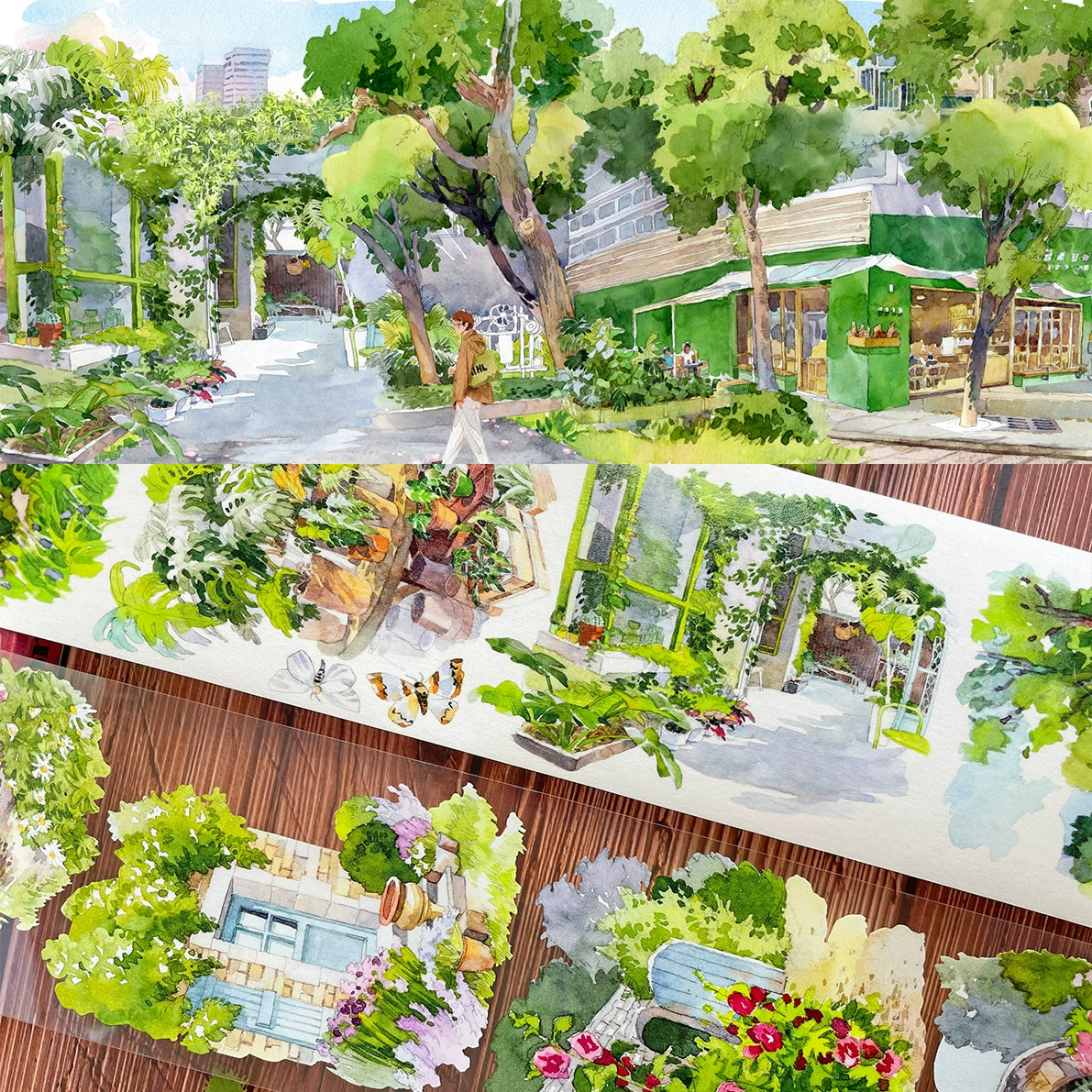 Nature Scenes PET Tape · Multiple Designs Available