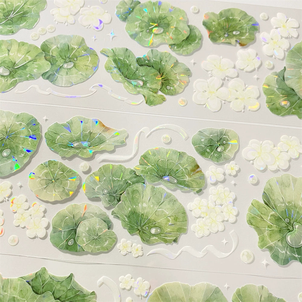Dewdrop Lotus Leaf PET Tape