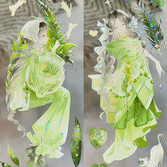 Forest Girl & Sailor Girl Washi Tape - Character Decorative Journaling Tape