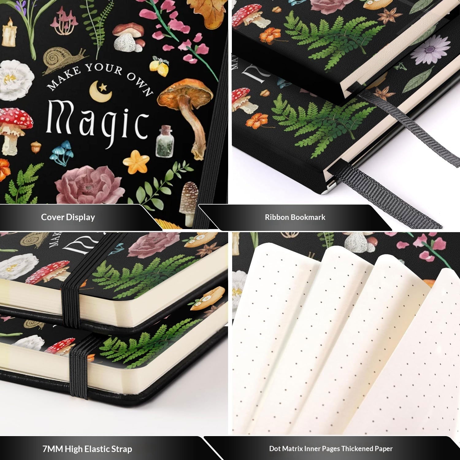 Magic Garden A5 Journal Notebook
