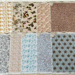 Vintage American Country Floral Junk Journal Paper - Autumn Background Paper for Scrapbooking & Photography