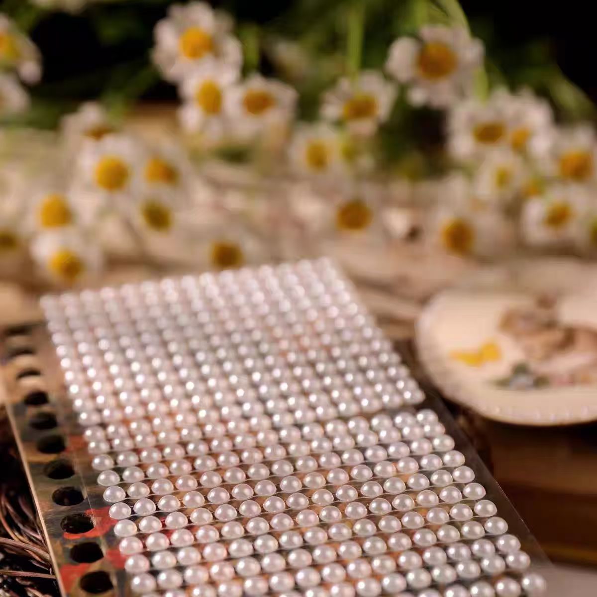 Pearl Chain & Rhinestone Chain Stickers