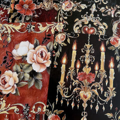 Vintage European Opera Palace Junk Journal Paper - 12 Pieces Baroque Background Paper for Scrapbooking