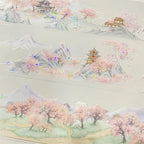 Peach Blossom Scenery PET Tape Shroomi